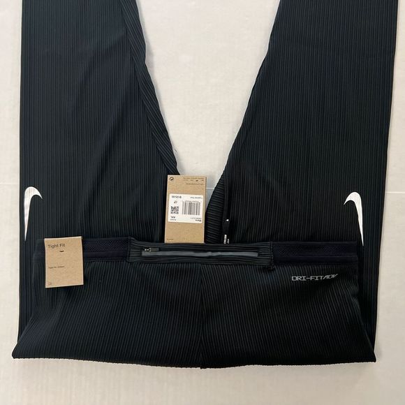 Nike DM4613-011 Mens Sz 2XL XXL Dri-FIT AeroSwift Racing Tights Pants Black $125 - Picture 6 of 7